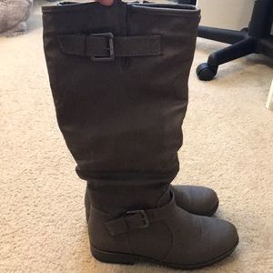 Taupe Bamboo Boots